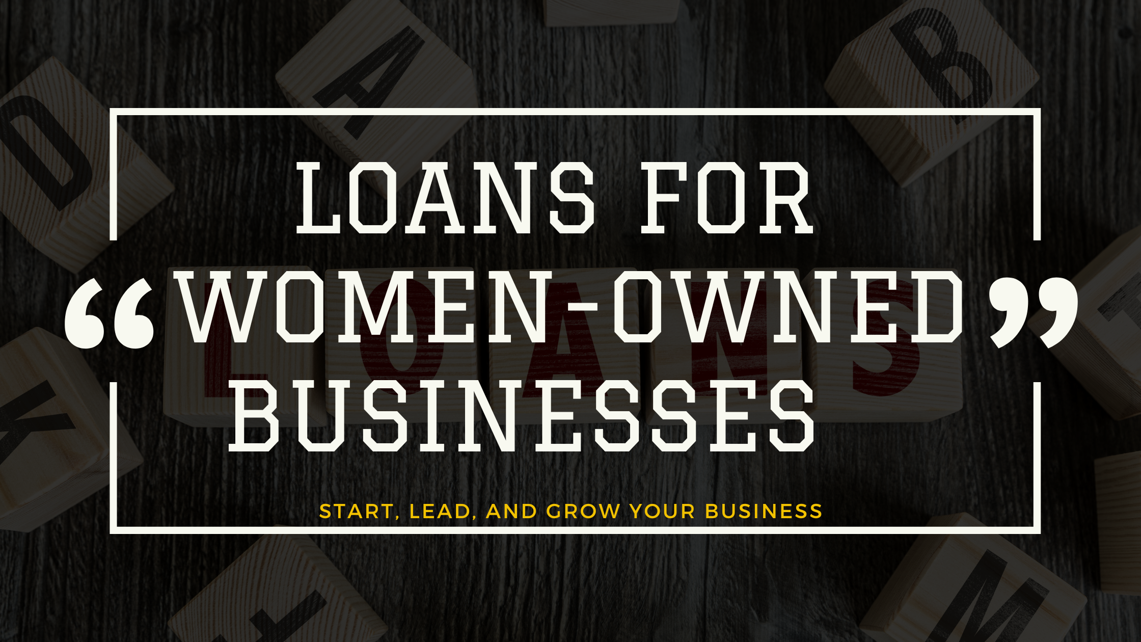Loans for Women Entrepreneurs